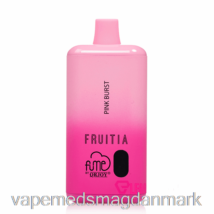 Vape Med Smag Fruitia X Fume 8000 Engangs Pink Burst